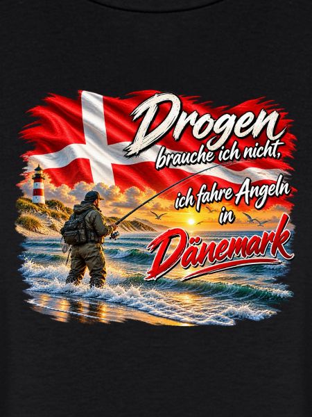 Dänemark Angeln am Sonnenuntergang