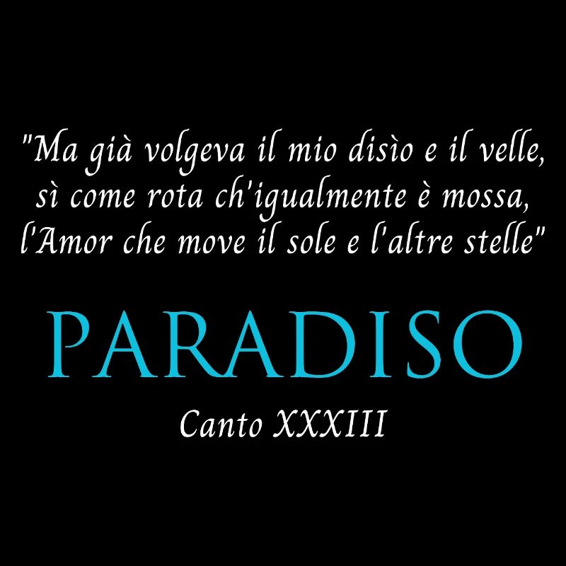 Paradise Canto XXXIII Divine Commedy