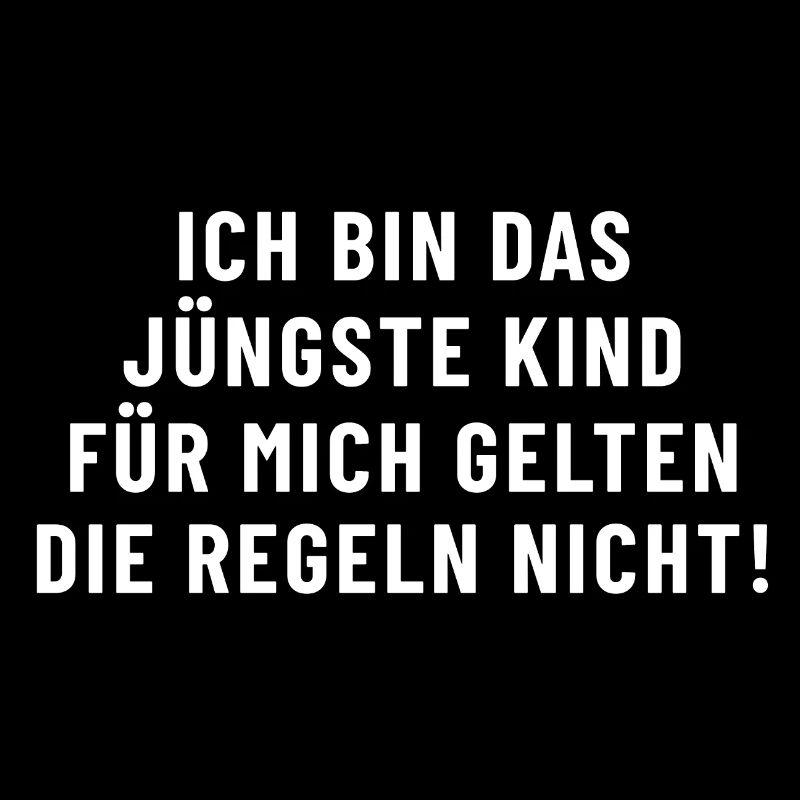 Je suis le benjamin, pas de règles.