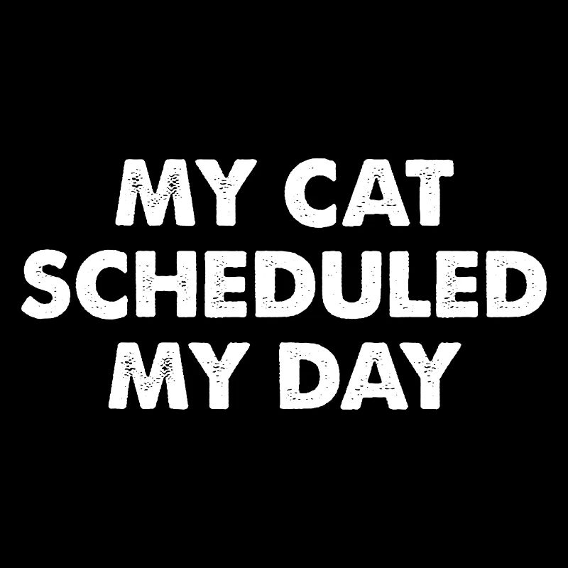 Mon chat a programmé ma journée