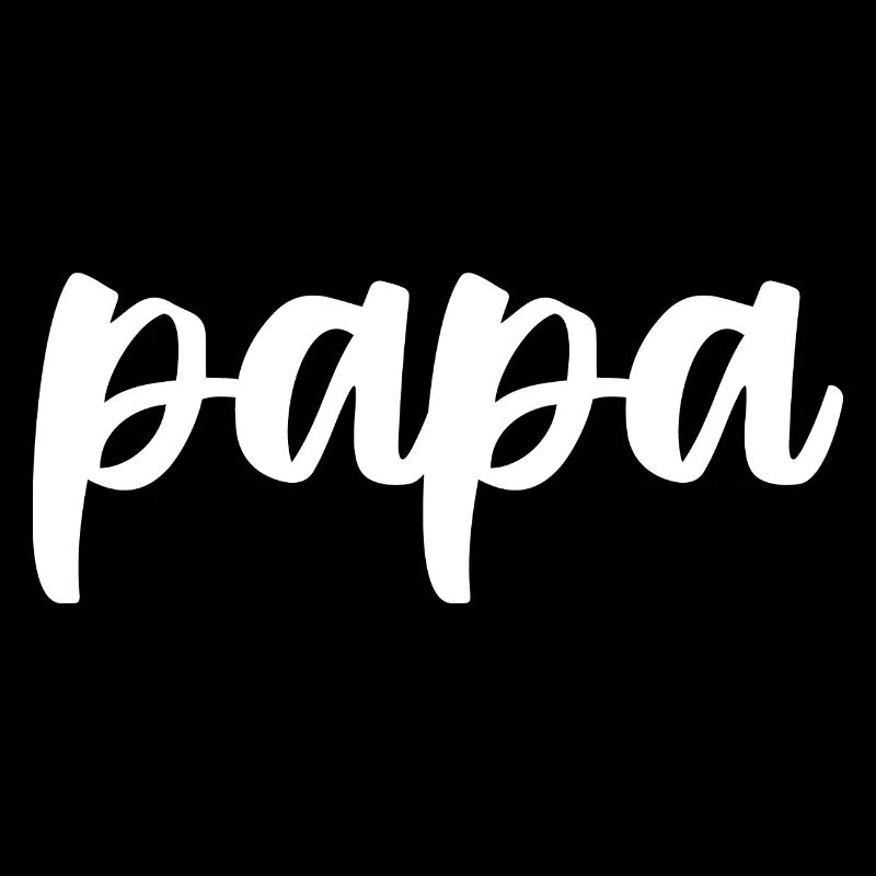 Papa : Design Calligraphie Élégante