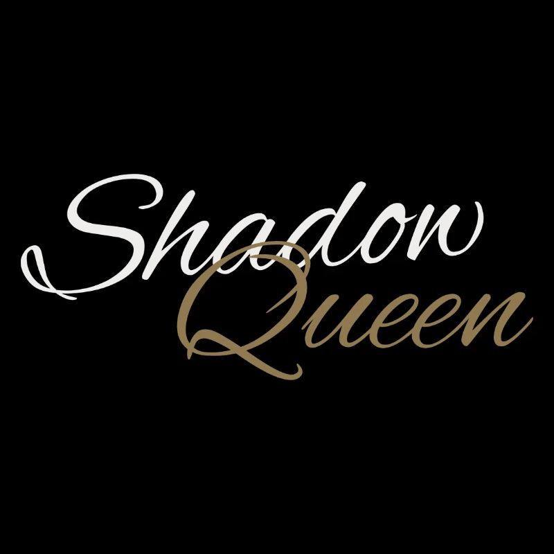 Shadow Queen Golden Cursive Script