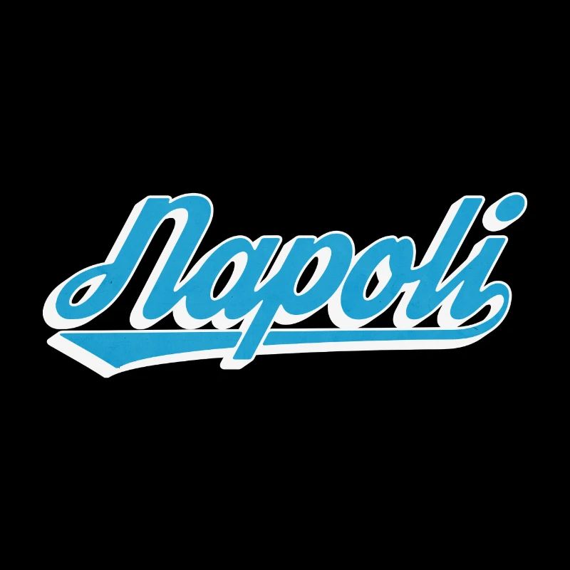 Napoli Rétro Script Blue