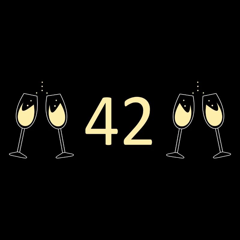 42e anniversaire 42 ans 42 ans numéro 42