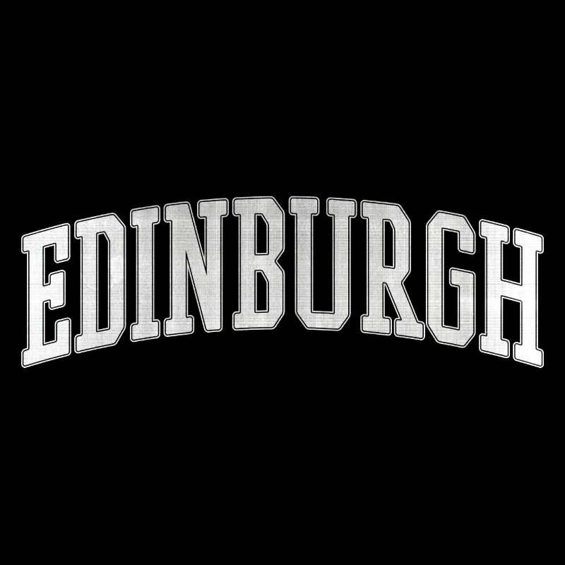 Edinburgh Varsity Bogen Schrift