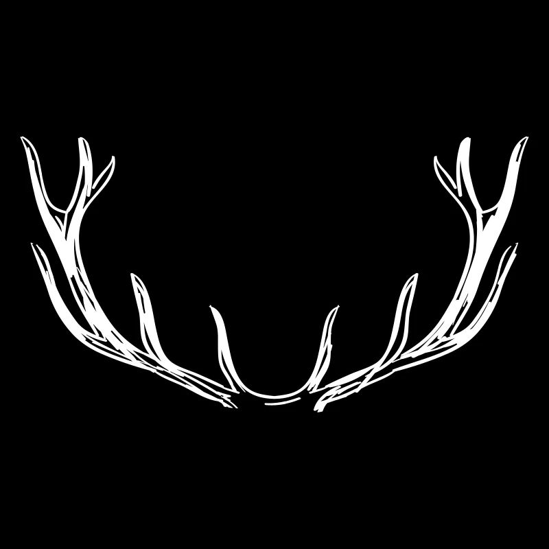 Vintage Hipster Antlers