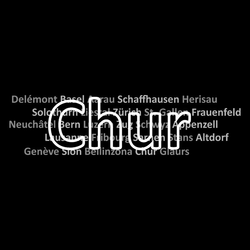 Schweizer Städte Chur
