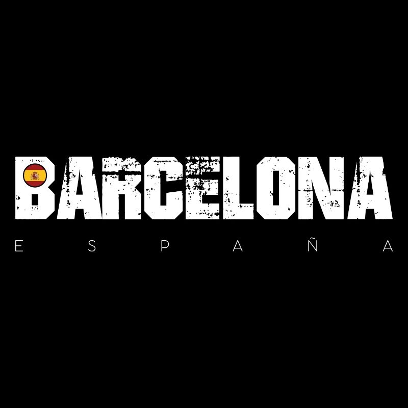 Barcelona Bold Distressed Typ