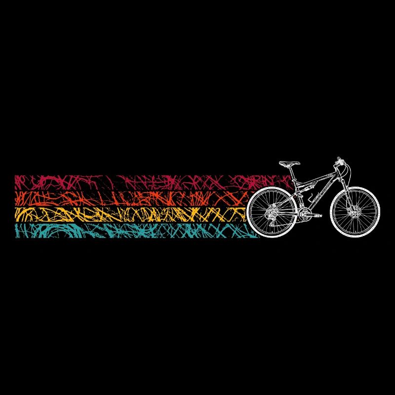 Conception de vélo arc-en-ciel LGBT Pride