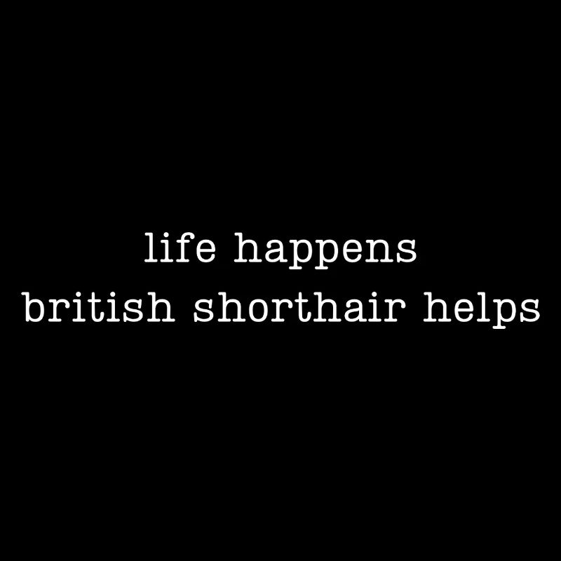 Das Leben passiert Britisch Kurzhaar hilft
