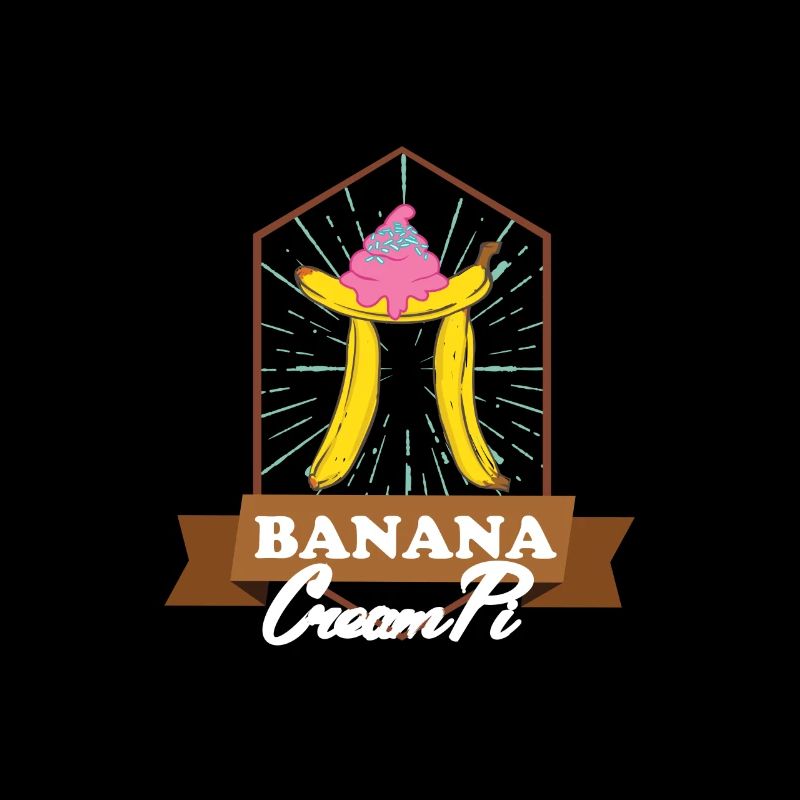 Crème de banane de Math Pi comptant le cadeau