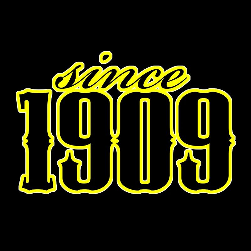 since 1909 (black)