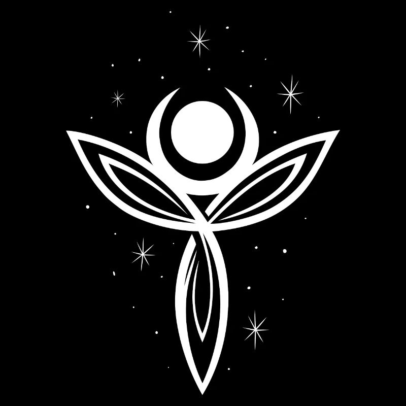 Déesse Lune Déesse Trinity Triquetra