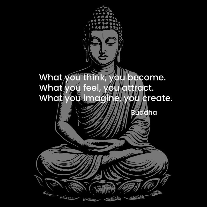 Conception de méditation de Bouddha