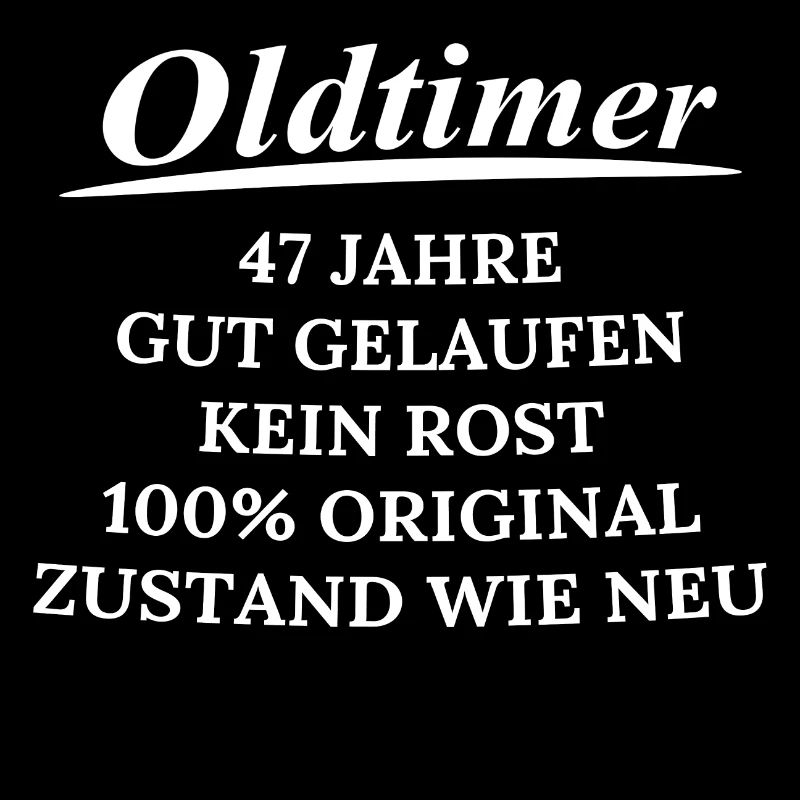 47. GEBURTSTAG OLDTIMER Geschenkidee Motiv Design