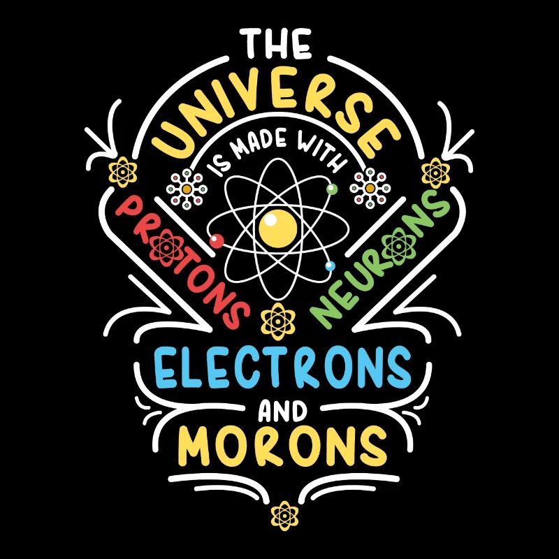 Univers est constitué d'électrons de neutrons à protons