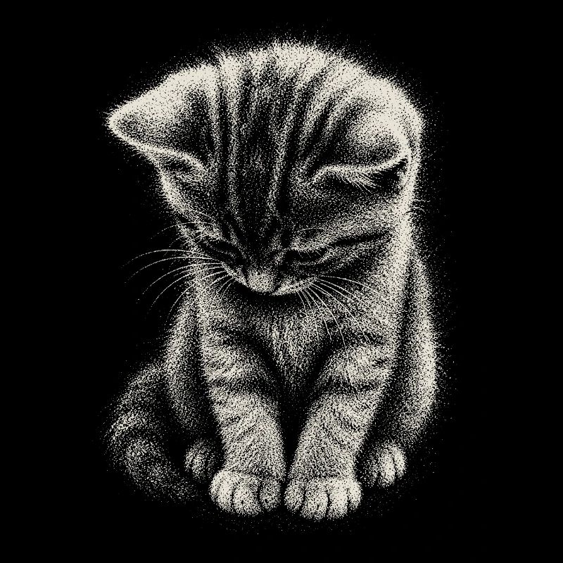 Chaton triste Chat mignon, dessin mignon