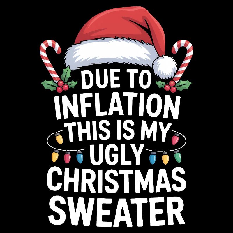 Pull de Noël moche et moche de l’inflation