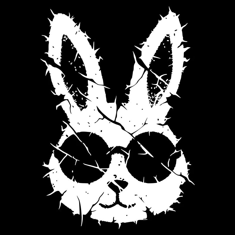 Lunettes de soleil Cool Bunny Grunge Vector