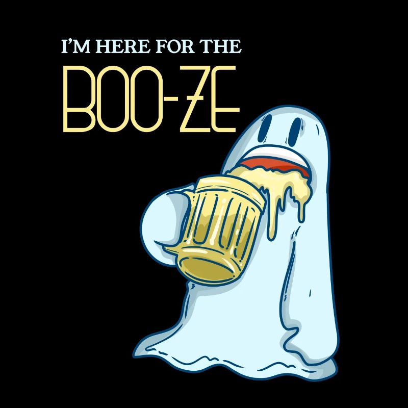 BOO - Ghost - Ghost - Beer - Party - Celebrate