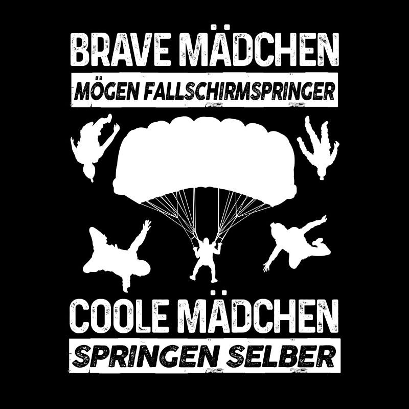Coole Mädchen springen selber - Geschenk