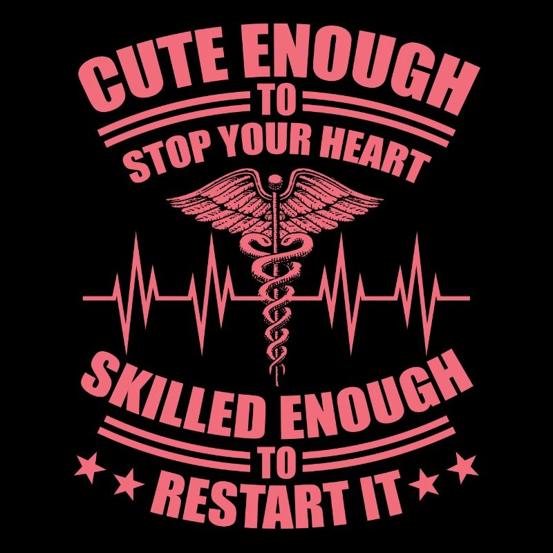 Hübsche Krankenschwester MFA Geschenk