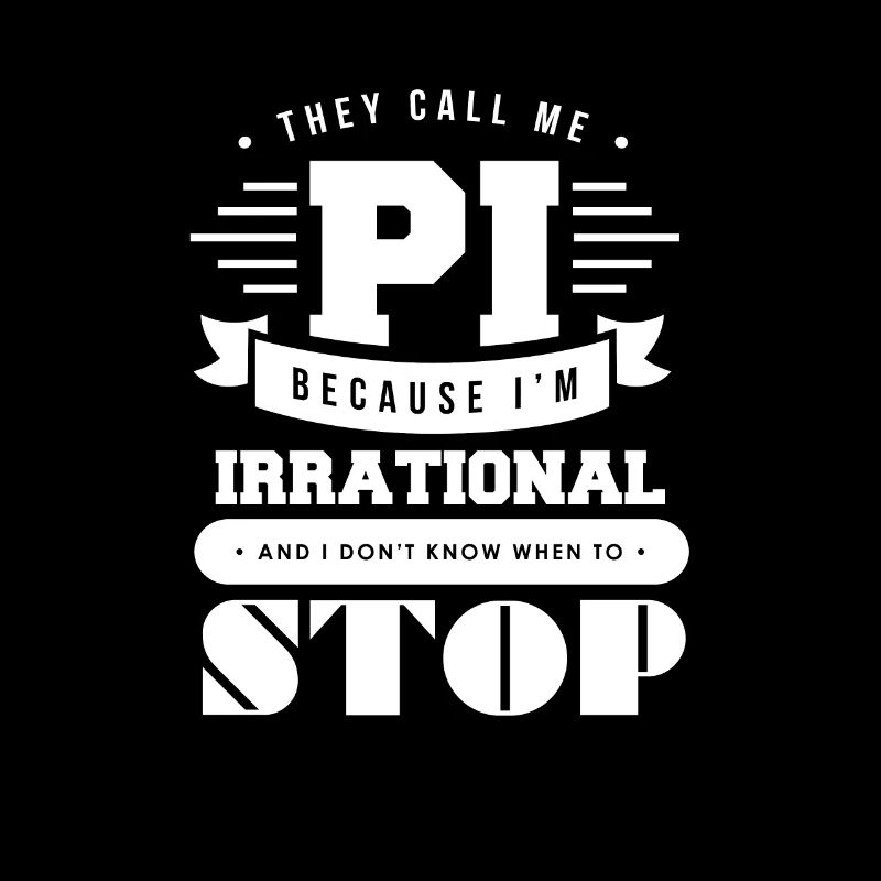 Tu m'appelles PI math math cadeau