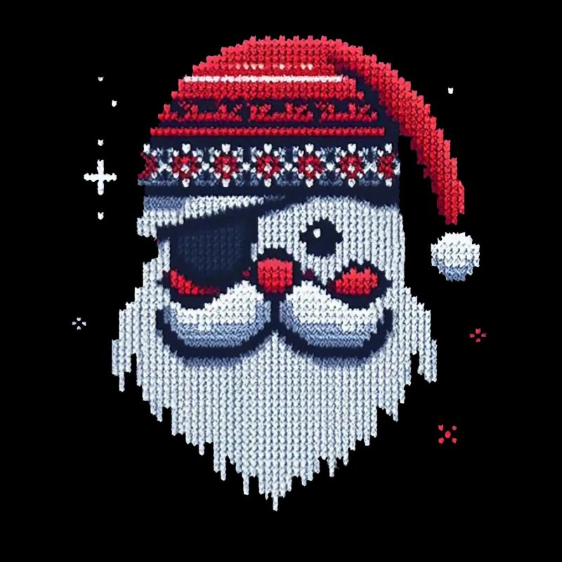 Santa Claus Kawaii Knitting Pattern