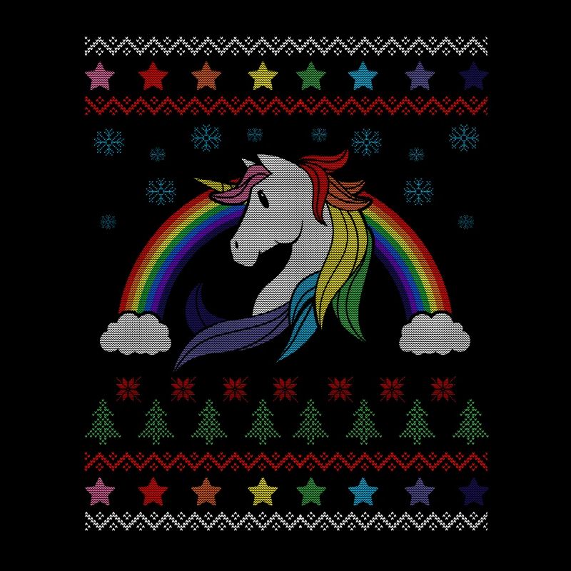 Laid de Noël Pull / licorne.