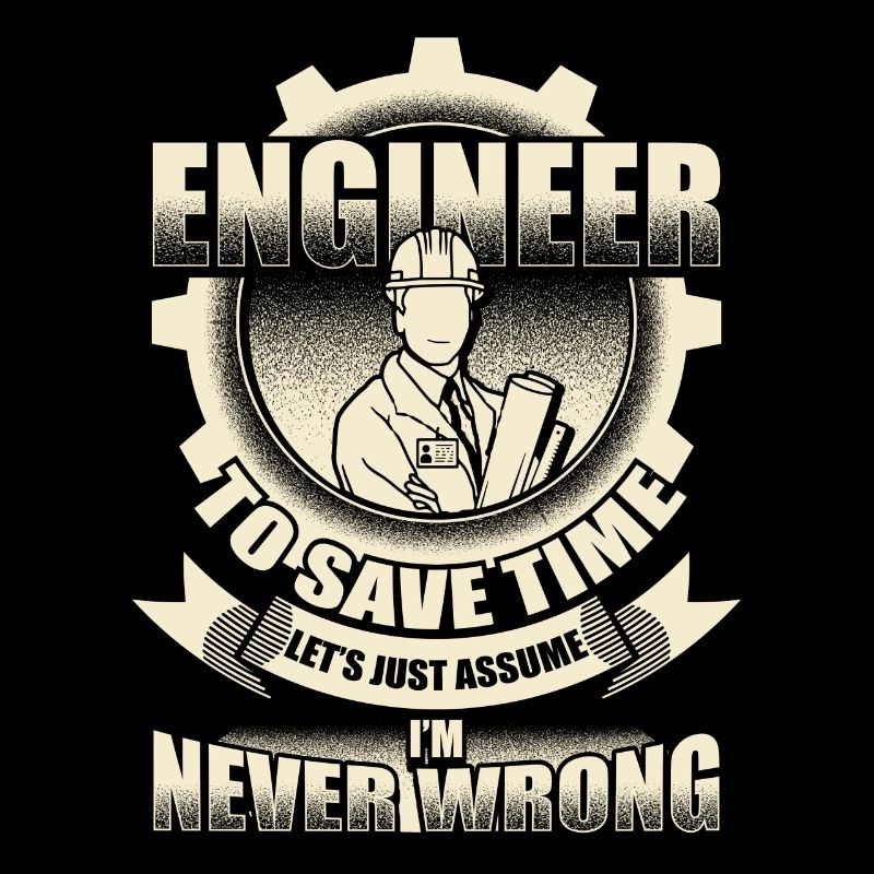 Engineer technician civil engineer computer gift