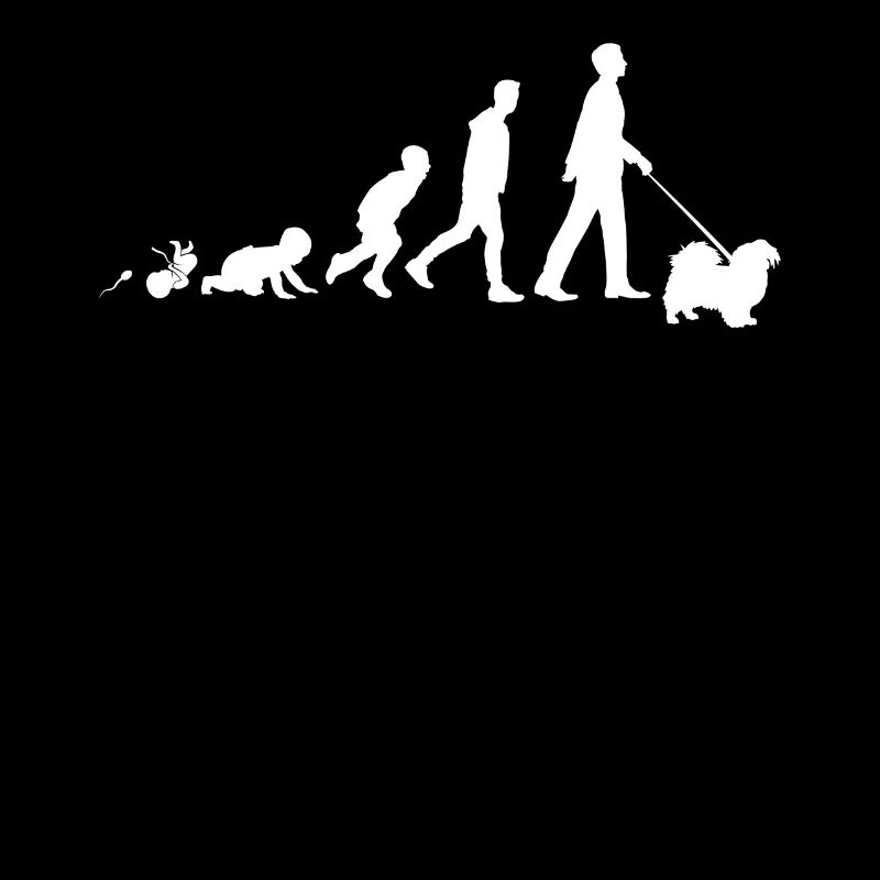 Tibetan Spaniel Geschenke Grow Evolution Mann