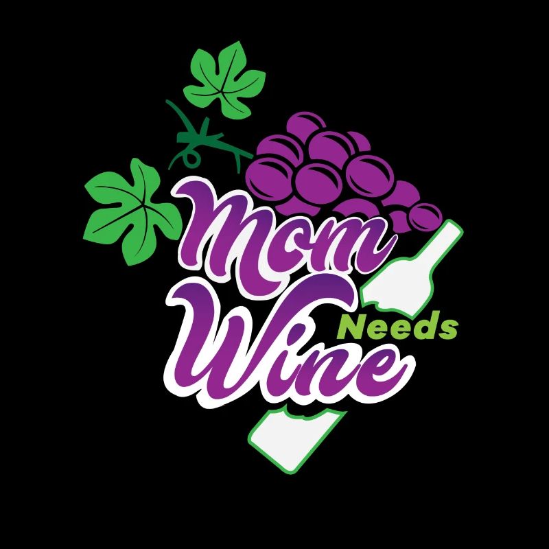 Mom Needs Wine Muttertag Mama Geschenk