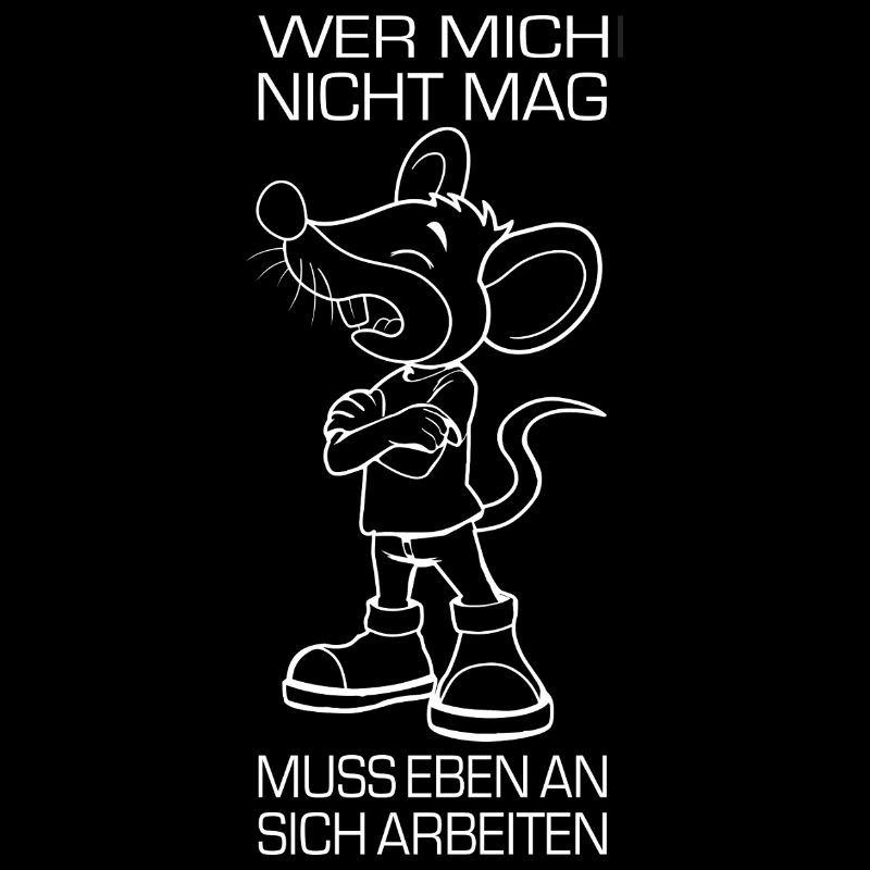 Mouse with work ethic funny saying