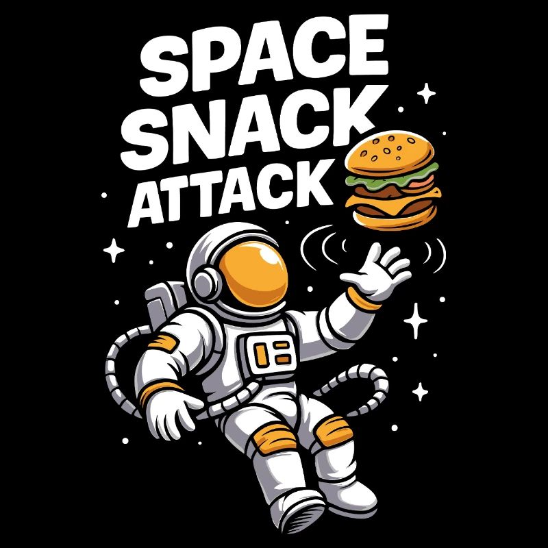 Conception spatiale du hamburger d'astronaute