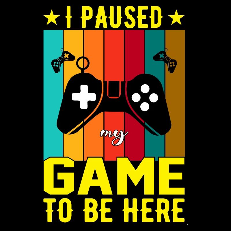 I Paused Game To Be Here