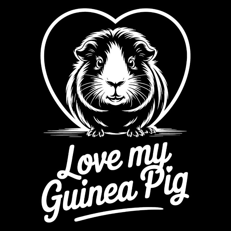 Amour Cochon d’Inde Motif Coeur