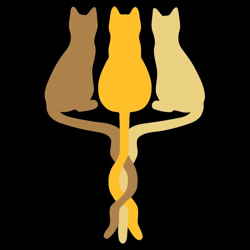 3 cats vector