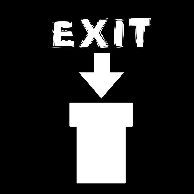 Exit Comic Retro Design
