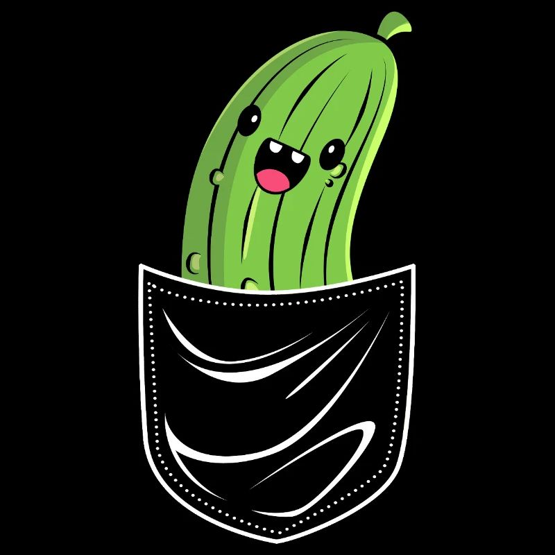 Cornichon concombre et concombre