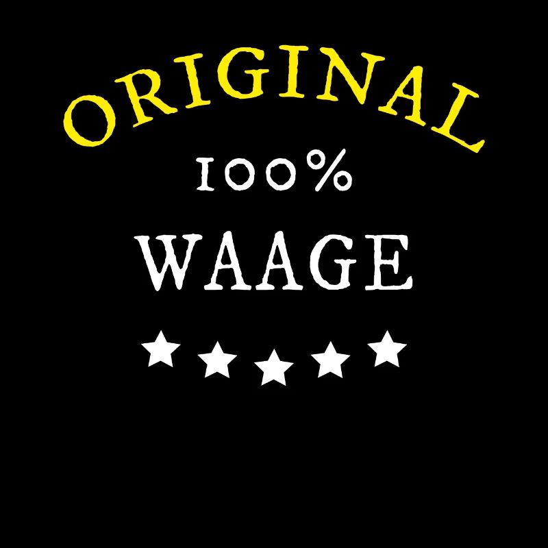 Original 100% Waage, Geschenk, Sternzeichen