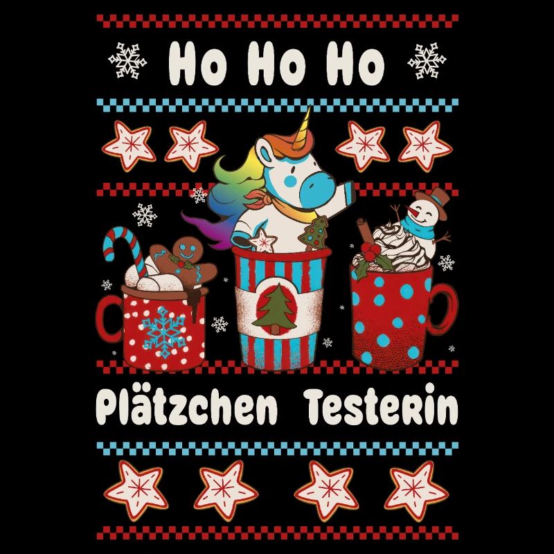HO HO Testeur de Biscuits Noël avec Licorne