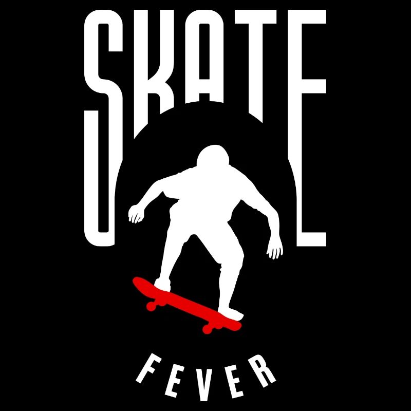 Conception de skateboard et de patineur. Dans la conception Collen