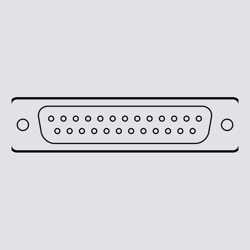 DB 25 Connector Parallel, Printer