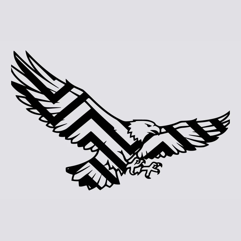 Eagle Geometric Polygon Logo