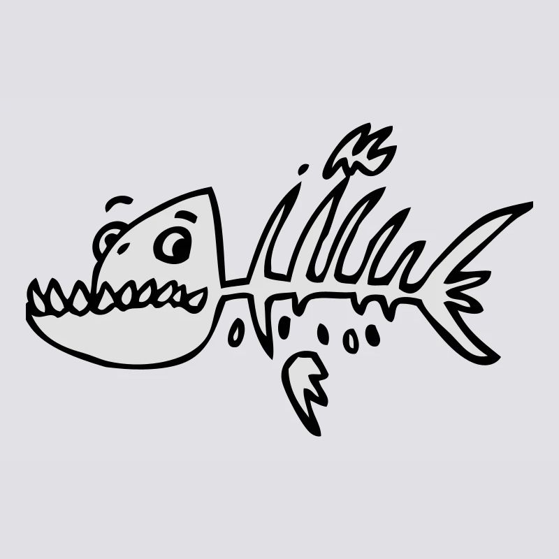 skeleton fish