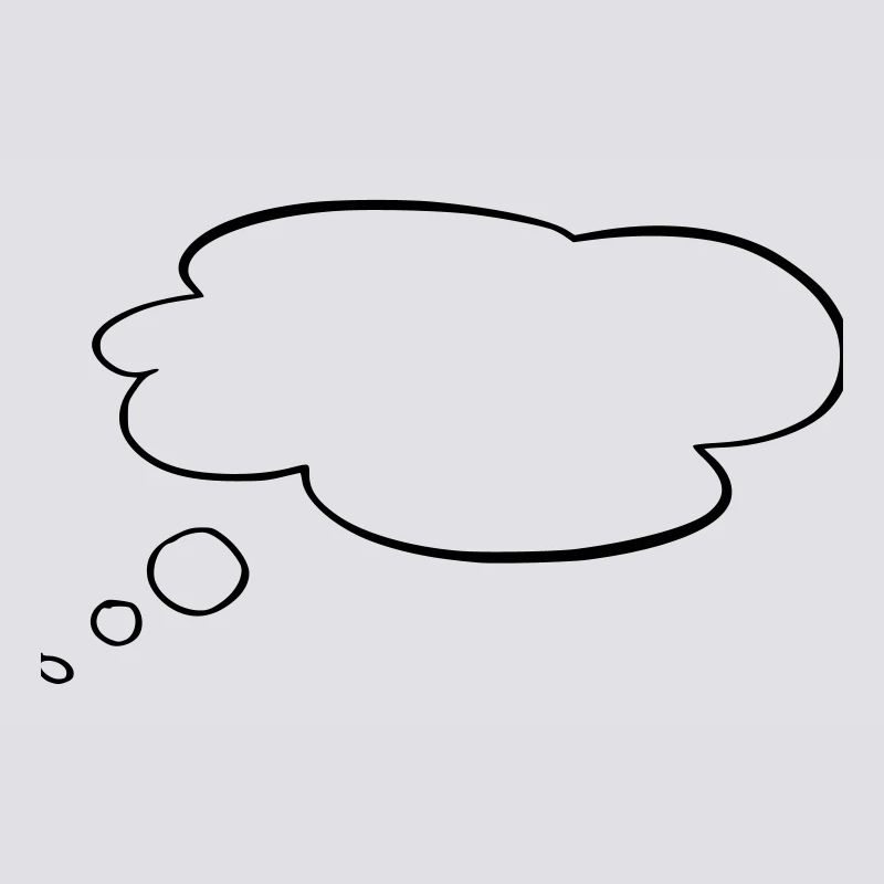 Thought bubble
