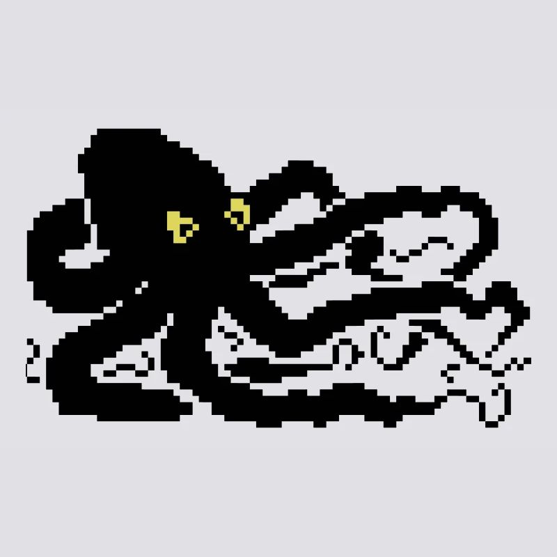 Pieuvre pixel 8 bits