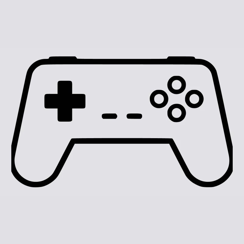 Profil de manette de manette de jeu Vector de jeu