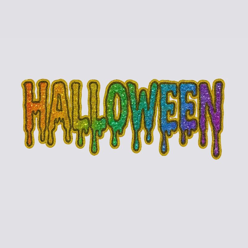 Rainbow Drop Halloween Font