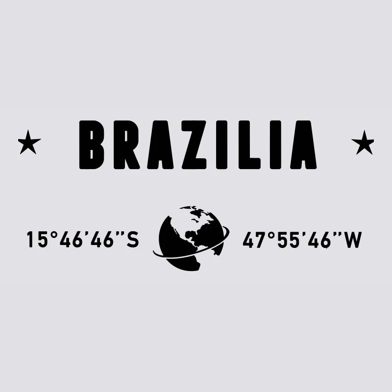 Brasilia Brazil Coordinates Planet Earth